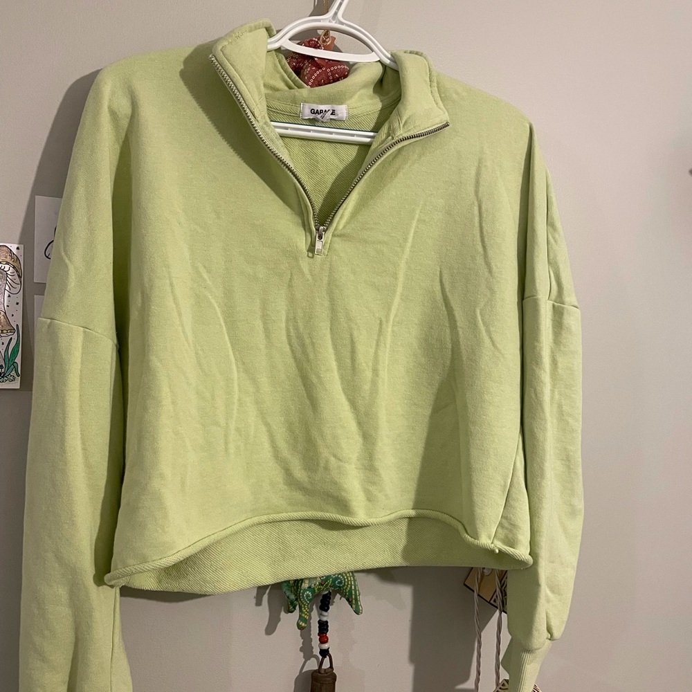 Garage half-zip sweatshirt